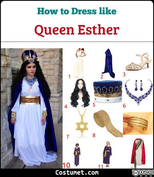 an image of how to dress like queen esther