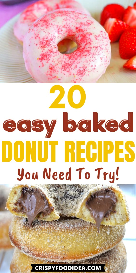 These easy baked donut recipes are best for snacks or desserts. Babycakes Recipes Donut, Moist Baked Donuts Recipe, Babycakes Donut Recipes, Fluffy Donut Recipe Baked, Home Made Doughnuts Recipes, Baked Donut Recipes With Donut Pan, Baked Doughnut Recipes Easy, Pancake Donuts Recipes, Powdered Donuts Recipe