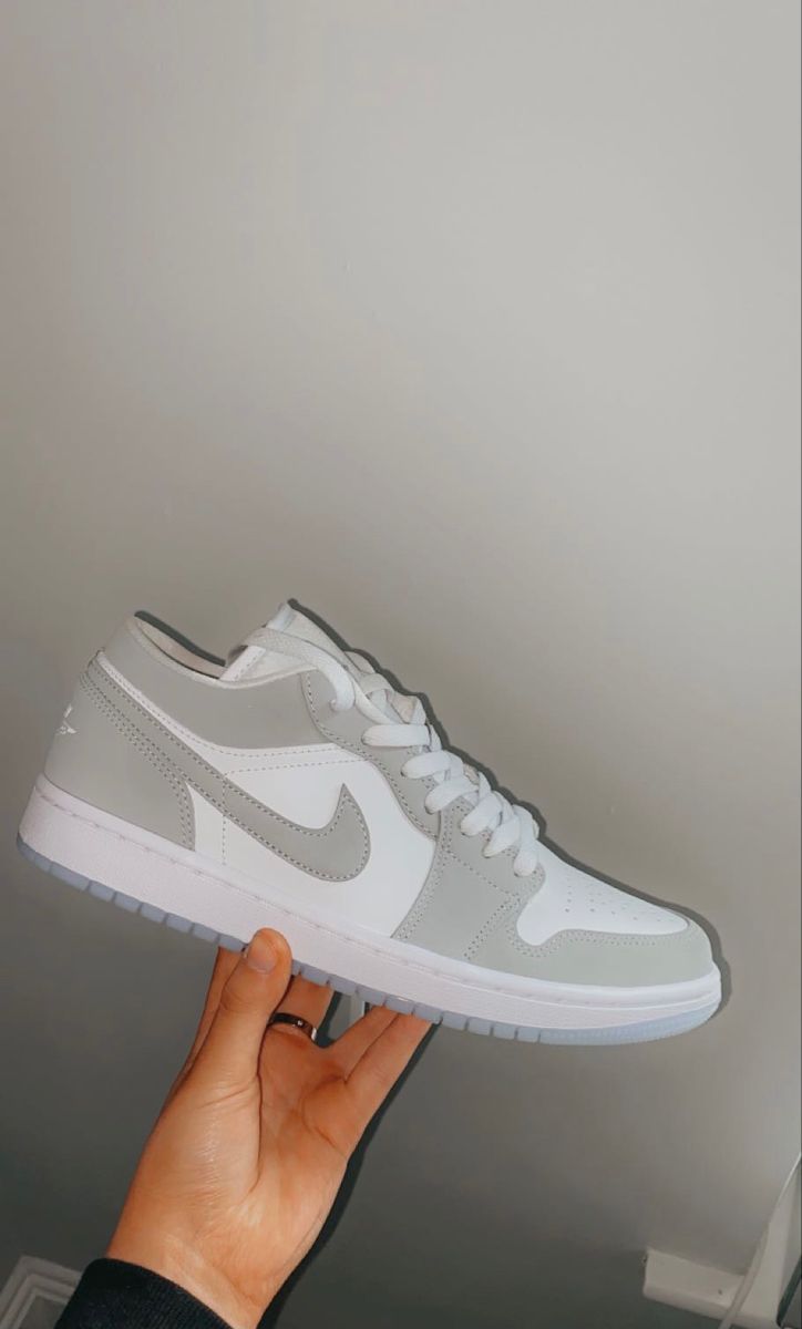 Nike grey air jordans Jordan Grey, Jordan 1 Low, Air Jordan 1 Low, Nike Cortez Sneaker, Dream Shoes, Jordan 1, Grey And White, Air Jordans, Me Too Shoes