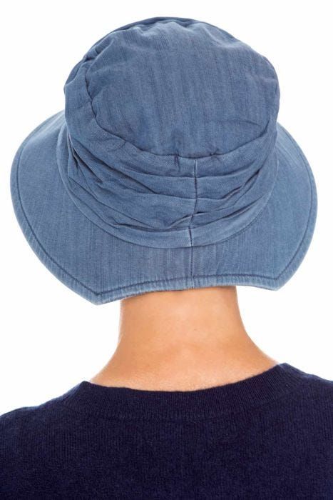 Jean Bucket Hat | Tencil Womens Bucket Hat Denim Blue Summer Hat, Denim Blue Summer Hat For Everyday, Summer Short Brim Pre-washed Hat, Summer Pre-washed Short Brim Hats, Pre-washed Short Brim Summer Hats, Summer Denim Blue Cotton Hat, Pre-washed Summer Hat With Short Brim, Lightweight Casual Spring Hat, Summer Washed Hats One Size Fits Most