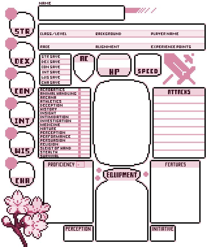 a cross stitch pattern with the words, instructions and symbols for making a character sheet