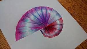 a piece of paper with an umbrella drawn on it