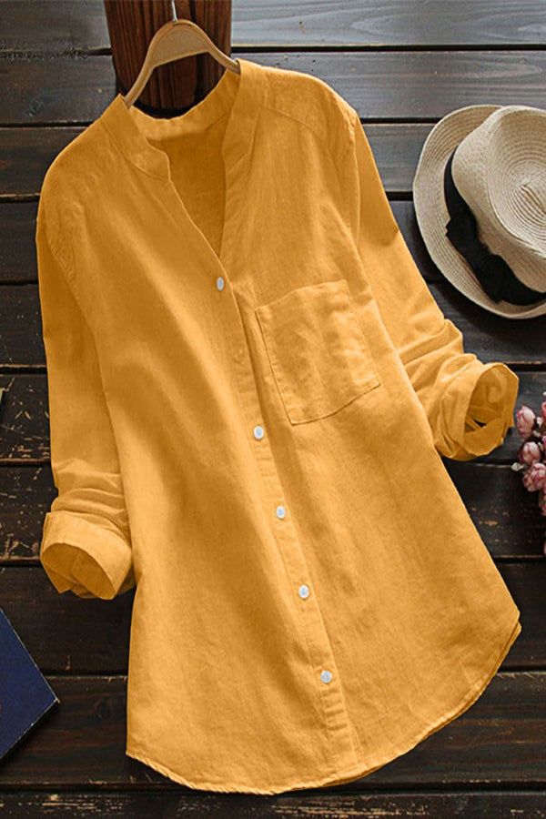 Women's Blouse Cotton Linen Lapel Collar Shirts Shopping Boots, Clothing Shopping, Shoes Shopping, Casual Styles, Blouse Price, Linen Blouse, Plain Shirts, Blouse Online, Dresses Shoes