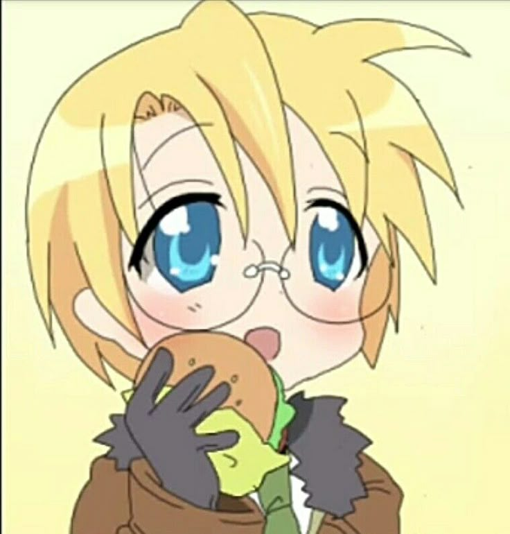 an anime character with blue eyes holding a stuffed animal