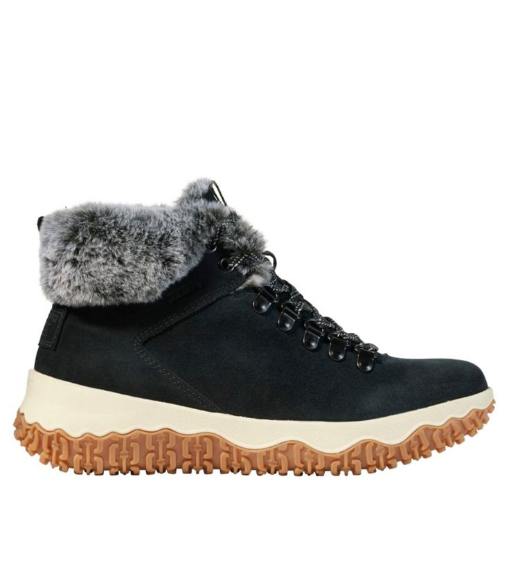 Our most lightly insulated winter boot, built for all-weather protection and exceptional comfort all day long. Order regular shoe size. For half sizes not offered, order up to next whole size. High-quality responsibly-sourced suede upper for long-lasting durability. Comfort Ride midsole for exceptional cushion and rebound. Bamboo charcoal lining reduces odor while adding warmth. 60 grams of recycled PrimaLoft® insulation for just-right warmth indoors and out. Chain-tread VertiGrip outsole gives Ll Bean Snow Boots, Traveling Clothes, Snow Sneakers, Womens Bogs, Womens Duck Boots, Alpine Style, Cozy Boots, Insulated Boots, Winter Fashion Boots