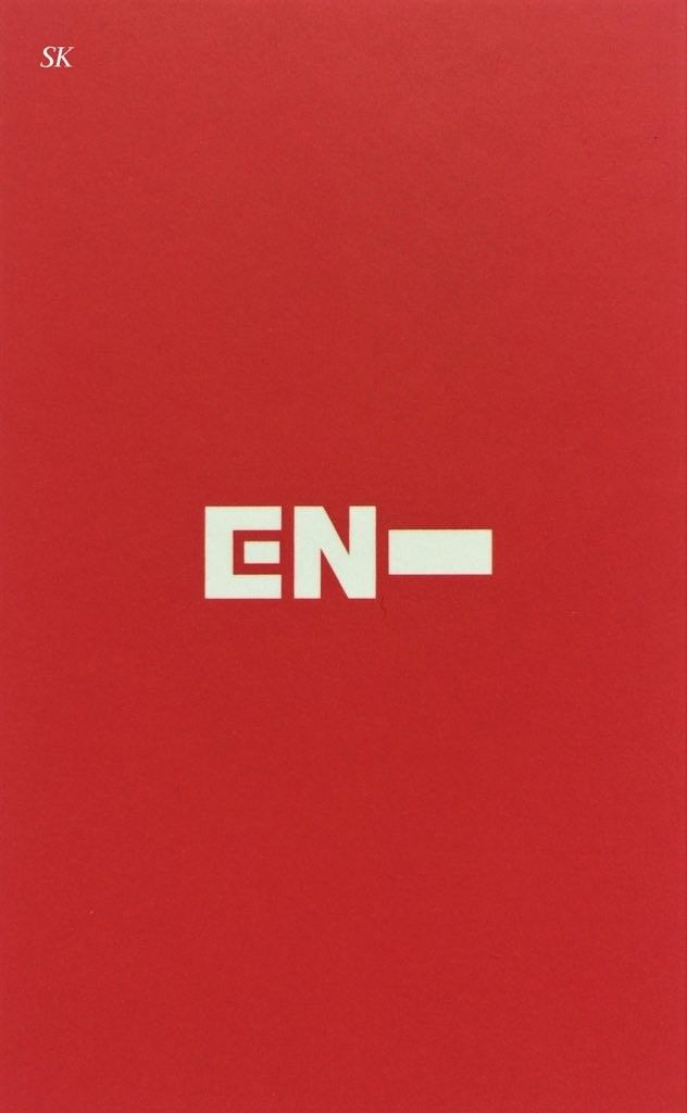 an image of a red book with the word en in white on it's cover