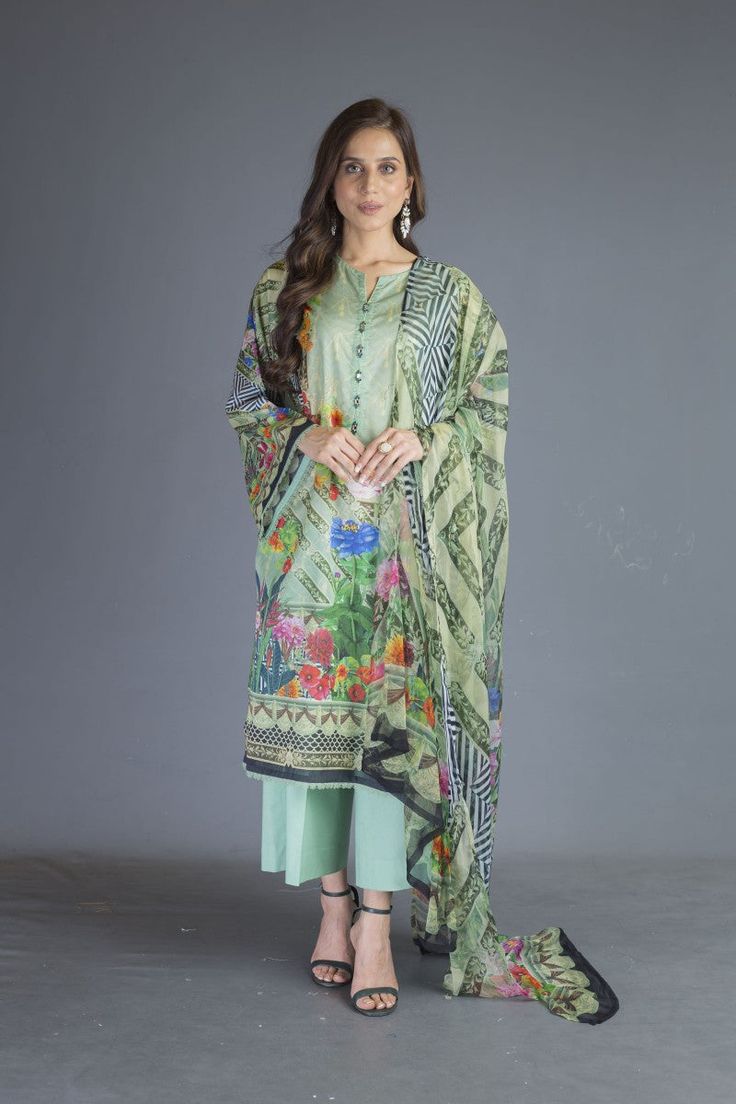 Bareeze Printed Pr814 Green Collection 2021 Default Title Bareeze Printed Pr814 Green is pakistani branded suit 100% Original and Shipping World wide. Suits For Wedding, Pakistani Designer Suits, Gul Ahmed, Bridal Dress Fashion, Green Collection, Ladies Clothing, Pakistani Designers, Anarkali Dress, Shalwar Kameez