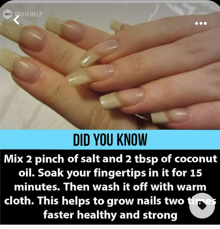 Grow Long Nails, Nail Growth Tips, Grow Nails Faster, Long Natural Nails, Natural Nail Care, Nagel Tips, Nail Care Tips, Nail Care Routine, How To Grow Nails