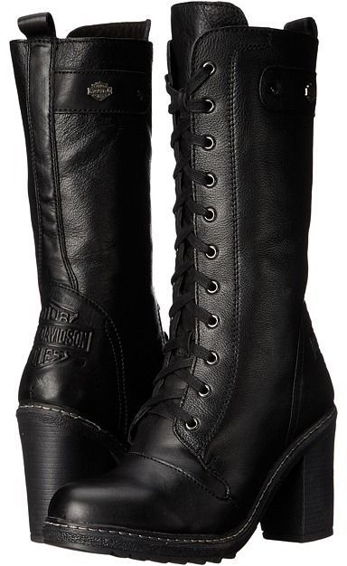 Cute! Harley-Davidson - Lunsford Women's Pull-on Boots #affiliate #harleydavidson #harley #boots Motorcycle For Women, Harley Boots, Converse Outfits, Harley Davidson Boots, Style Converse, Style Gothic, Combat Boot, Motorcycle Women, Boots Womens