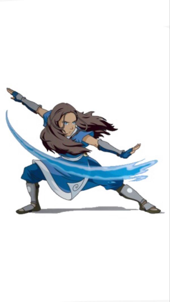 Katara Bending, Atla Poster, Element Bending, Avatar Reference, Avatar The Last Airbender Katara, Avatar Katara, Atla Aesthetic, Katara Cosplay, Katara Avatar