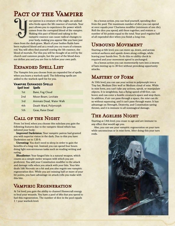 a page from the witch's tale book, with information about how to use it