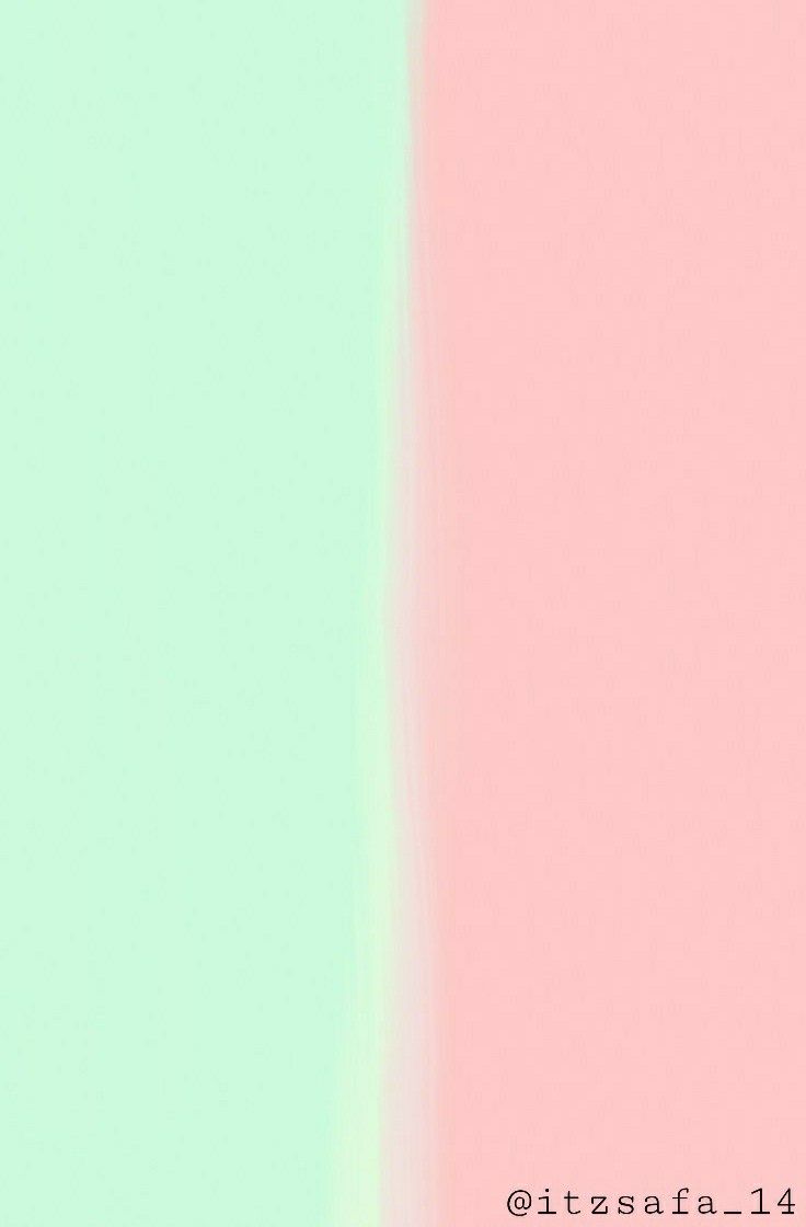 Green Bg Plain, Pink And Mint Green Aesthetic, Pastel Pink And Green Wallpaper, Pink Ombre Wallpaper, Wallpaper Verde, Pink Bg, Pink And Green Wallpaper, Mint Green And Pink, Ombre Wallpaper