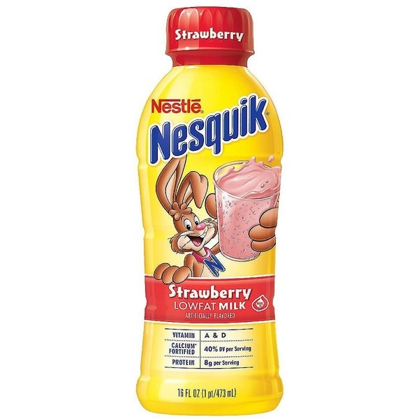 nestle neespuk powdered milk with strawberry flavor