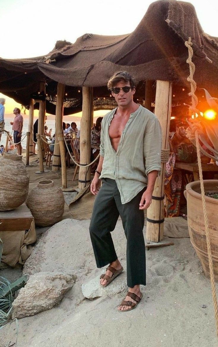 Bali Outfit Ideas Summer Men, Bali Fits Men, Bali Mens Outfits, Bali Men Outfit, Tulum Outfits Men, Tulum Outfits Ideas Men, Bali Outfit Men, Summer Vacation Outfits Men, Male Beach Outfit