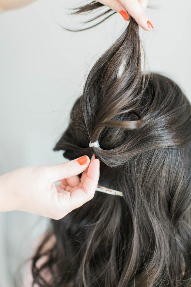 Half Up Hair Step By Step, The Small Things Blog Hair Tutorials, Fancy Half Up Half Down Hair Tutorials, Half Up Half Down Hairstyles Tutorials, Half Up Curled Hair, Hair Dos For Wedding, Half Up Hair Do, Half Up Do, Semi Formal Hairstyles