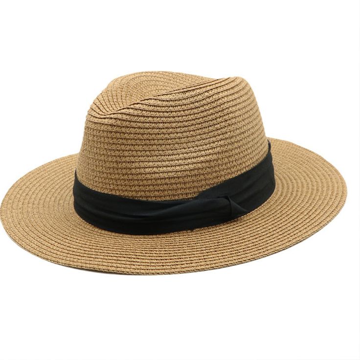 Wide Brim Straw Roll up Beach Sun Hat Casual Bucket Hat For Vacation, Casual Flat Brim Hat For Beach Season, Lightweight Hats For Vacation, Casual Bucket Hat With Flat Brim For Beach, Vacation Wide Brim Hat, Casual Panama Hat For Travel, Casual Flat Brim Sun Hat For Beach Season, Casual Straw Sun Hat For Vacation, Casual Brimmed Hat For Beach Season