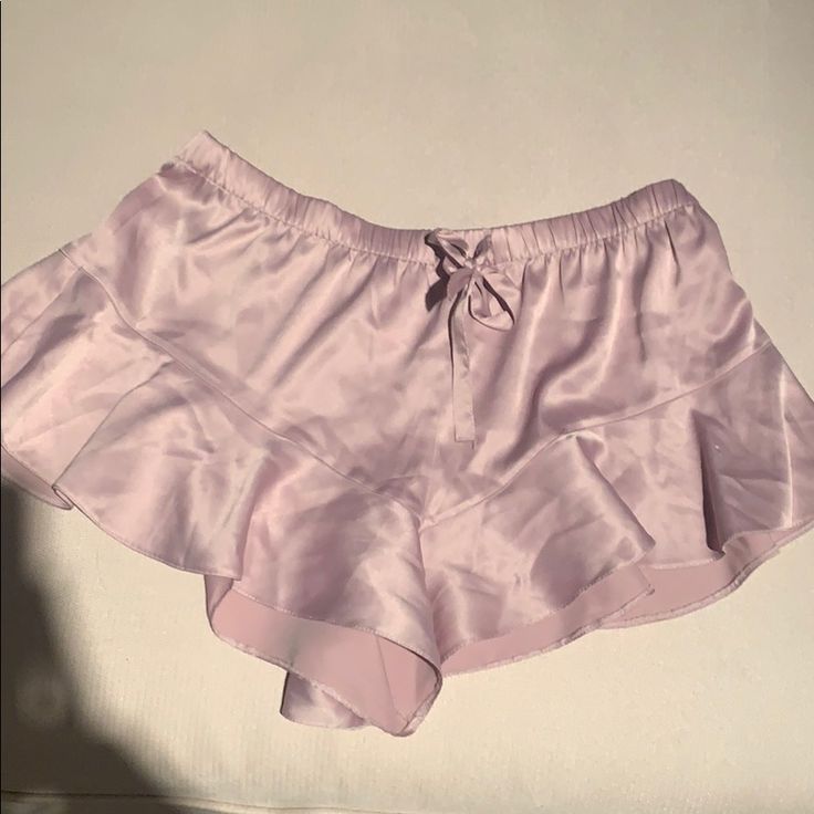 Never Worn, Perfect Condition Blush Pink Color Pink Pajama Shorts For Relaxation, Feminine Pajama Shorts For Loungewear, Pink Feminine Short Sleepwear, Pink Feminine Short-length Sleepwear, Feminine Short Sleepwear For Pajama Party, Feminine Pink Short-length Sleepwear, Pink Bottoms For Summer Relaxation, Pink Short Bottoms For Relaxation, Pink Feminine Shorts For Pajama Party