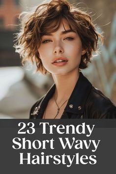 Stacked Bob Haircut For Wavy Hair, Short Haircuts Women Wavy Hair, Short Length Haircut Wavy Hair, Short Wavy Haircuts For Long Faces, Short Tousled Hairstyles, Layered Bob For Thick Wavy Hair, Short Hairstyle Women In Their 20s, Short Hair Styles For Wavy Fine Hair, Short Fine Wavy Haircuts