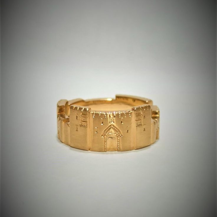 This ring reproduces in scale and realistic detail the 8 gates of the Jerusalem Old City, the holy place for all three major monotheistic religions: Judaism, Christianity, and Islam. The gates are Damascus, Golden, Herod's, Jaffa, Lions', Silwan, (Mughrabi), Zion, and the New Gate. Metal:    14 kt Yellow Gold Weight:  9-10 g. Size: 10 (American), 23 (European) For those who love art.  Original handmade ring from a private jeweler with "golden hands" and fair prices. Make your life more beautiful Ceremonial 14k Gold Jewelry With Historical Design, Spiritual Gold Etched Rings, Spiritual Etched Gold Rings, Yellow Gold Ring With Historical Design, Symbolic Yellow Gold Rings For Ceremonial Occasions, Gold Jewelry With Historical Design For Anniversary, Gold Etched Rings For Ceremonial Occasions, Symbolic Gold Intaglio Jewelry, Ceremonial Etched Gold Rings