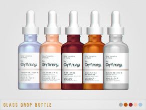 six bottles of different colored liquids in front of a white background with the words on them