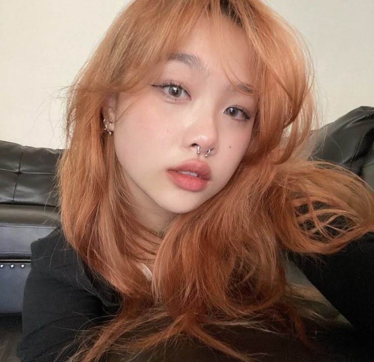 Orange Brown Hair, Hair Doctor, Hair Nutrition, Dyed Hair Inspiration, Pretty Hair Color, Haircuts Straight Hair, Uzzlang Girl, New Hair Colors, Hair Inspiration Color