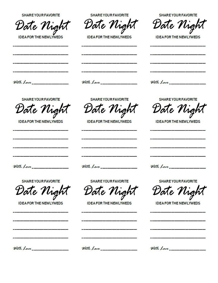 printable date night ticket template for students to use on their own wedding day or any special event