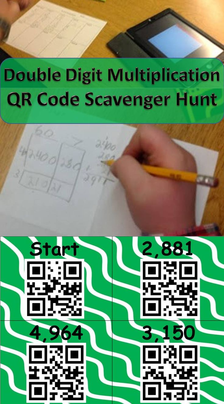 a person writing on a piece of paper with qr code scavengers