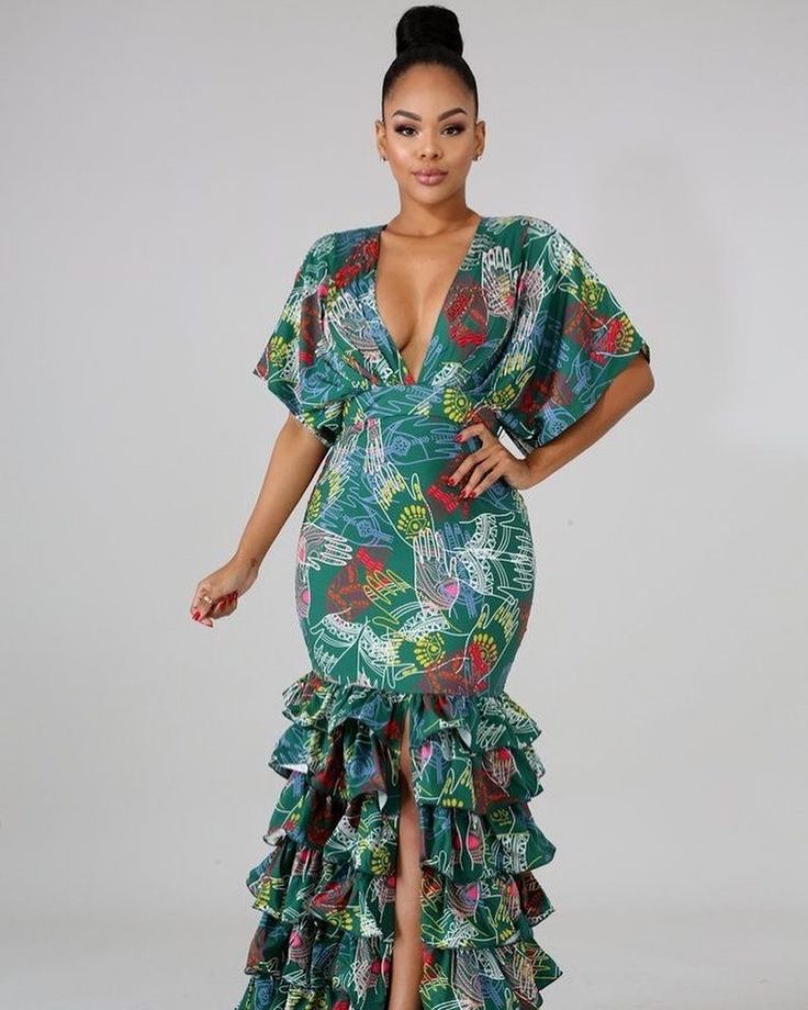 50 Beautiful Simple Ankara Gown Styles For 2021 | ThriveNaija Dress With Layers Outfits, Simple Ankara Gown Styles, Simple Ankara Gowns, Ankara Long Gown Styles, Long African Dresses, Ankara Gowns, Short African Dresses, Ankara Gown, African Fashion Skirts