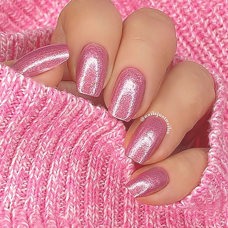 768 Shimmer Reef — Duri Cosmetics Pink Sparkle Nails, Pink Glitter Nails, February Nails, Valentine Nails, Manicure Gel, Her Nails, Nails Polish, Sparkle Nails, Nails 2023