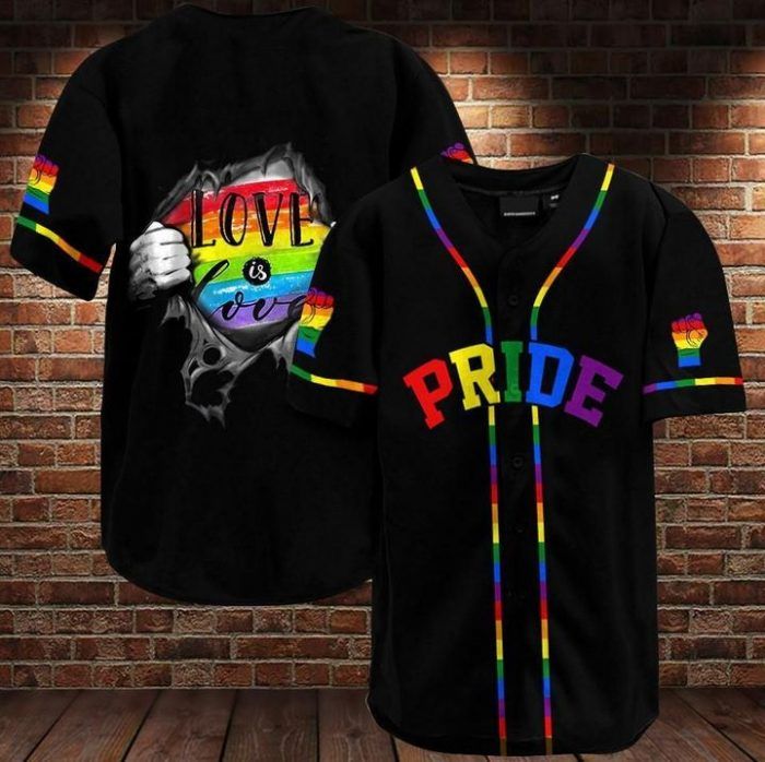 Pride Love, Lgbt Love, Personalized Jersey, Custom Baseball Jersey, Baseball Jersey Shirt, Love Is Love, Baseball Shirt, Lgbt Pride, Baseball Shirts