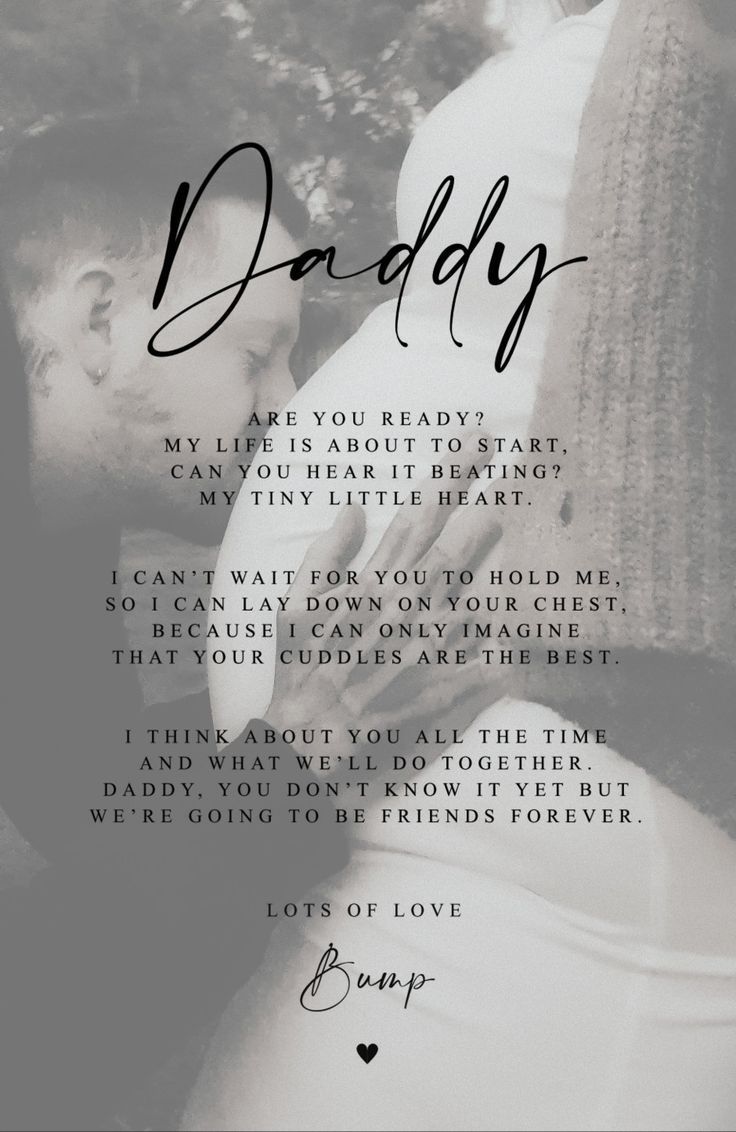 a black and white photo with the words daddy written in cursive writing on it