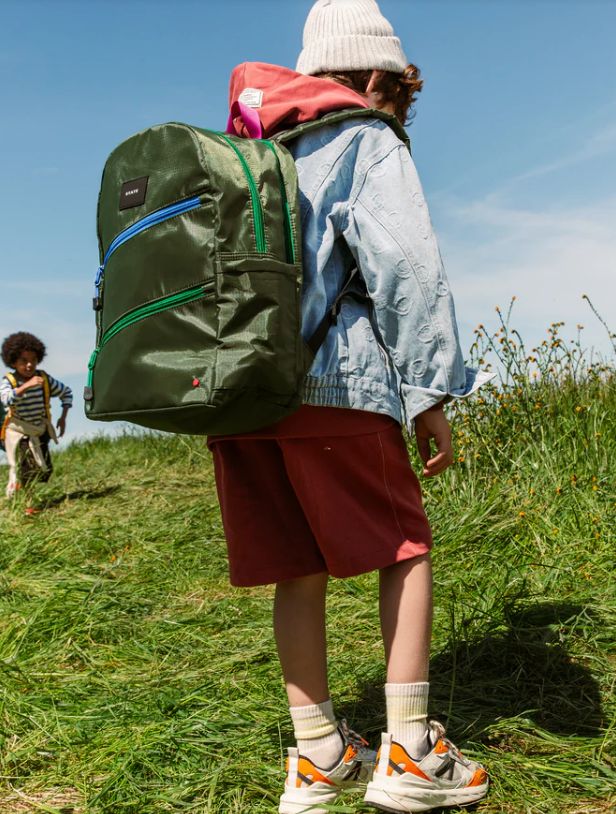 State Bags are here for Back to School! Love this Olive! Our mid size Kane body- larger than our Kane, smaller than our Kane Double Pocket Large. Recommended for 3rd Grade and up. For back to school, travel, and beyond. Back To School Outdoor Shoulder Bag With Zipper, Outdoor Shoulder Bag With Zipper For Back To School, Everyday Nylon Backpack Satchel, Everyday Nylon Satchel Backpack, School Backpack With Zipper Pocket, School Travel Backpack With Zipper Pocket, Back To School Nylon Shoulder Bag, Casual Shoulder Bag For Outdoor And Back To School, Back To School Nylon Outdoor Bag