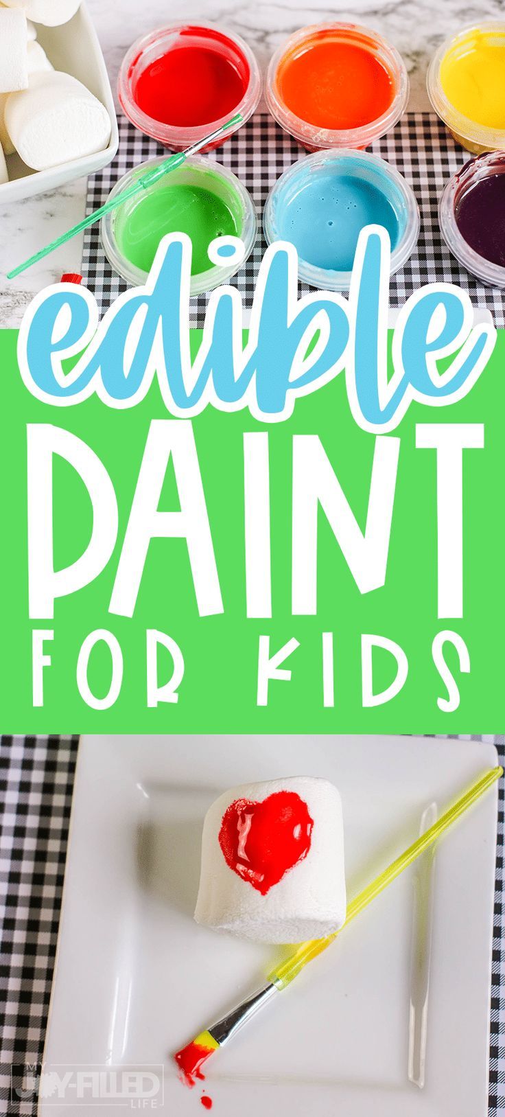 an edible paint for kids recipe on a plate