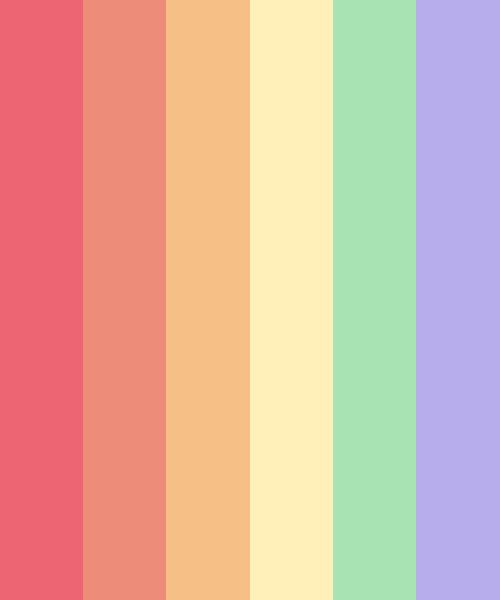 an image of a rainbow colored wallpaper with vertical stripes in pastel colors that appear to be horizontal or diagonal