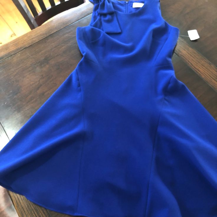 Nwt. Eliza J Fit & Flare Dress. The Color Is Most Accurate In The Photo Of It Playing On The Table. Size 4. True To Size. Lined. Comfortable Fabric. Fit Is Flattering. Cute, Yet Elegant Cocktail Dress. Blue A-line Formal Dress, Blue A-line Mini Dress For Casual Occasions, Blue Fit And Flare Lined Dress, Blue A-line Lined Dress, Blue A-line Fit And Flare Midi Dress, Royal Blue A-line Midi Dress, Royal Blue A-line Mini Dress, Elegant Blue Fit And Flare Mini Dress, Blue Fit And Flare Mini Dress For Cocktail