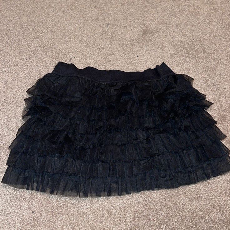 Circo Skirt Never Worn Size: Girls Medium 7/8 Color: Black With Black Mesh Layering Casual Black Skort, Mesh Layering, Black Layers, Mesh Skirt, Black Mesh, Kids Bottoms, Layering, Mesh, Skirt