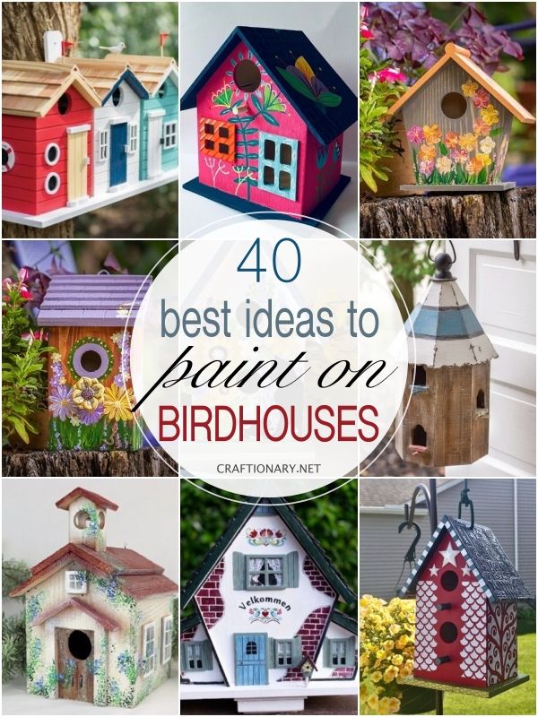 the best ideas to bring on birdhouses