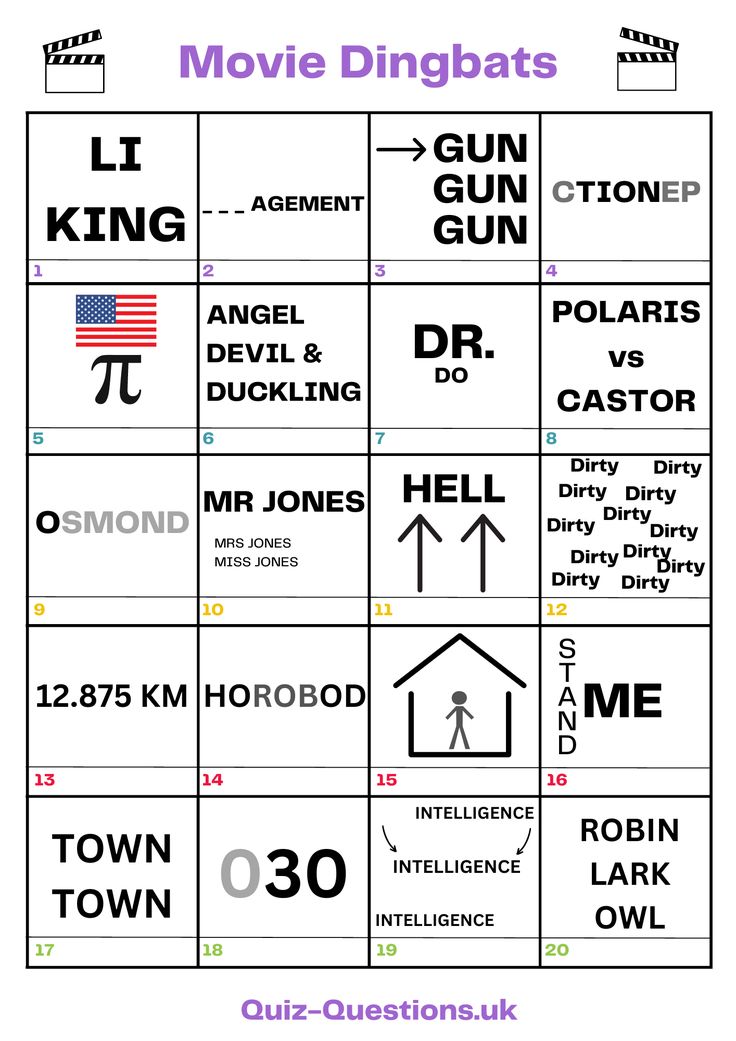 Movie Dingbats Picture Quiz Questions And Answers Free, Rebus With Answers, Christmas Dingbats With Answers, Movie Quiz Questions And Answers, Dingbats With Answers, Picture Quiz Questions And Answers, Rebus Puzzles With Answers Free Printable, Christmas Dingbats, Brain Teasers And Answers