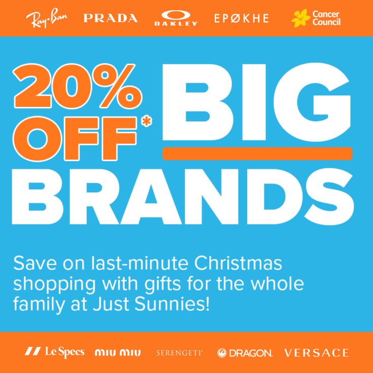 Save big on Oakley, Prada, Miu Miu, Ray-Ban & more.

#BigBrands #Prada #RayBan #MiuMiu #Carrera #Oakley #GiftGuide #SunniesForTheSeason #Sunglasses #SummerStyle #GiftIdea #Giftsforhim #Giftsforher Big Bra, Trending Sunglasses, Brand Sale, Fashion Sunglasses, Miu Miu, Ray Ban, Gifts For Him, Ray Bans, Prada