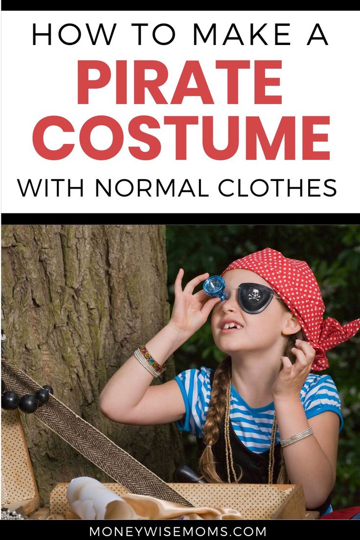 How To Dress Like A Pirate For School, Pirate Day At School Outfit Easy, Cheap Pirate Costume Diy, How To Make Pirate Costume, Dress Like A Pirate Day Teacher, Home Made Pirate Costumes, Diy Kids Pirate Costume Girl, Pirate Ideas Costume, Homemade Pirate Costume For Kids