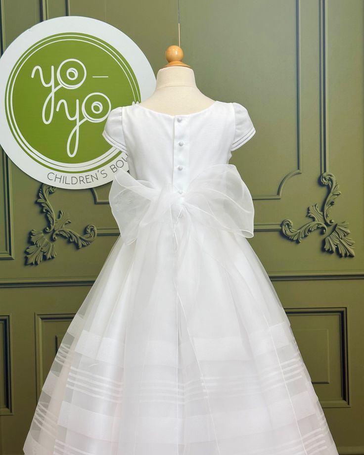 Natalia is one of the most traditional and classical first communion dresses from our collection. It is made with optic white organza. It has a beautiful structure of pleats throughout the dress. Made in Spain Dry Clean 100% polyester Final sale, no exchanges nor returns will be accepted after purchase First Communion Dress, Spanish Fashion, First Communion Dresses, Baptism Dress, Communion Dresses, Christening Gowns, First Communion, Newborn Outfits, Christening