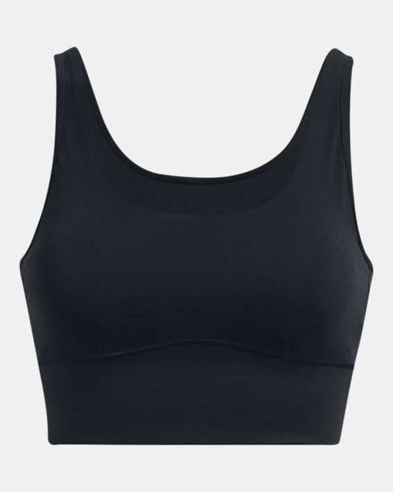 Super-soft & stretchy performance knit fabric delivers support & lasting comfort with improved durability|Material wicks sweat & dries really fast|4-way stretch material moves better in every direction|Built-in shelf bra with removable padding for added coverage & support|Front & back scoop neckline|Cropped body length Stocking Stuffers For Girls, Military Tactical Boots, Coffee With Friends, Shirts For Leggings, Sweat It Out, Tactical Boots, Retro Shoes, Swimwear Girls, Under Armour Women