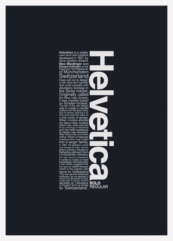 a black and white poster with the words helvetig written in different languages