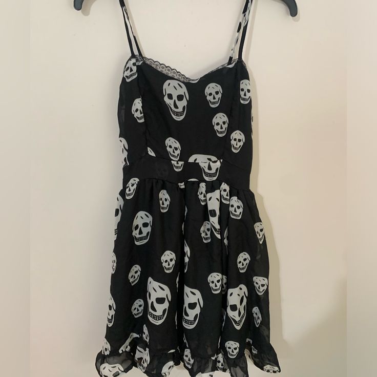 Cuteness For Halloween!! Or Everyday Attire! Gothic White Mini Dress For Parties, White Gothic Mini Dress For Party, White Gothic Summer Dress, Emo Style Mini Dress For Summer, Black Halloween Beach Dresses, Edgy Summer Dresses For Costume Party, White Mini Length Halloween Dresses, Spooky Black Party Dress, Black Spooky Party Dress