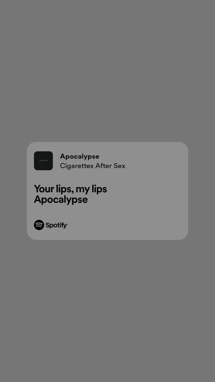 an iphone screen with the caption'your lips, my lips apocatypse '