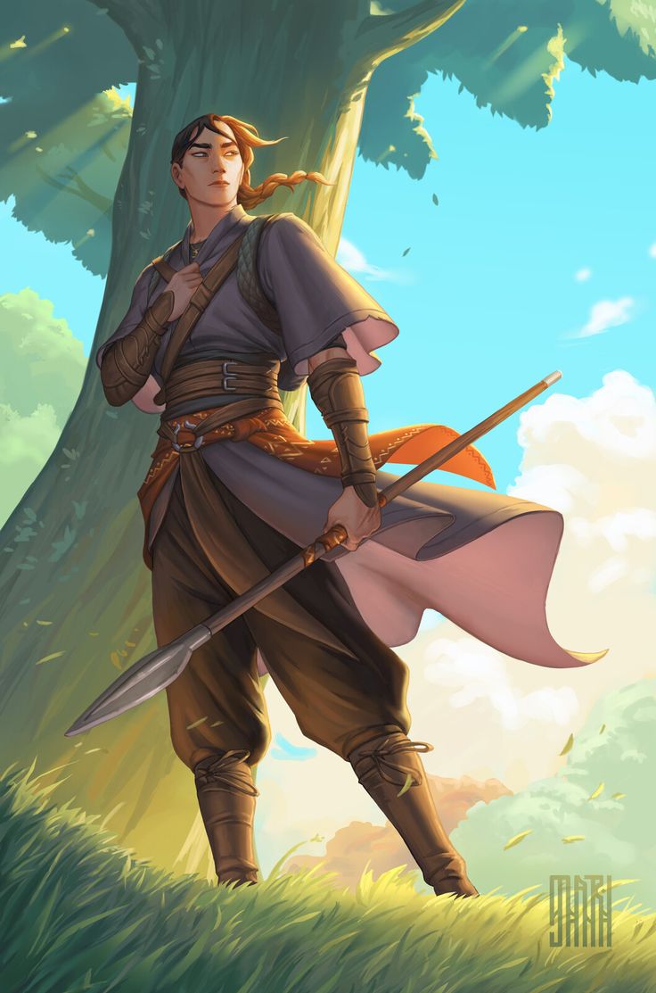 Polearm Character Art, Pathfinder Monk, Avatar Legends, Monk Dnd, Monkey Magic, Pathfinder Character, Fantasy Races, Dnd Art, Dungeons And Dragons Homebrew