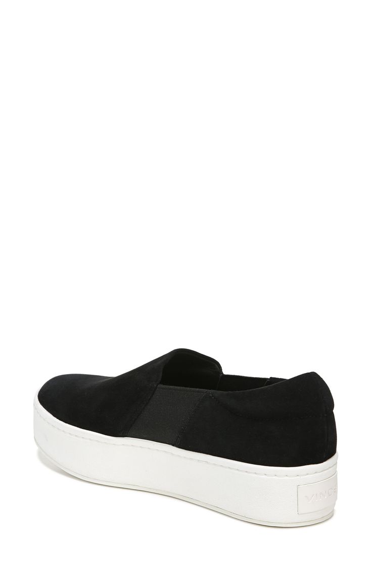 A bold bumper sole boosts a street-chic sneaker in a sleek, sporty silhouette. Style Name:Vince Warren Platform Sneaker (Women). Style Number: 5193531. Black Slip-on Platform Sneakers With Thick Sole, Leather Slip-on Platform Sneakers With Thick Bottom, Comfortable Slip-on Platform Sneakers With Thick Bottom, Comfortable Slip-on Platform Sneakers, Sporty Slip-on Platform Sneakers With Thick Bottom, Sporty Platform Slip-on Sneakers For Streetwear, Sporty Streetwear Slip-on Platform Sneakers, White Sole Platform Slip-on Sneakers, Black Synthetic Slip-on Platform Sneakers