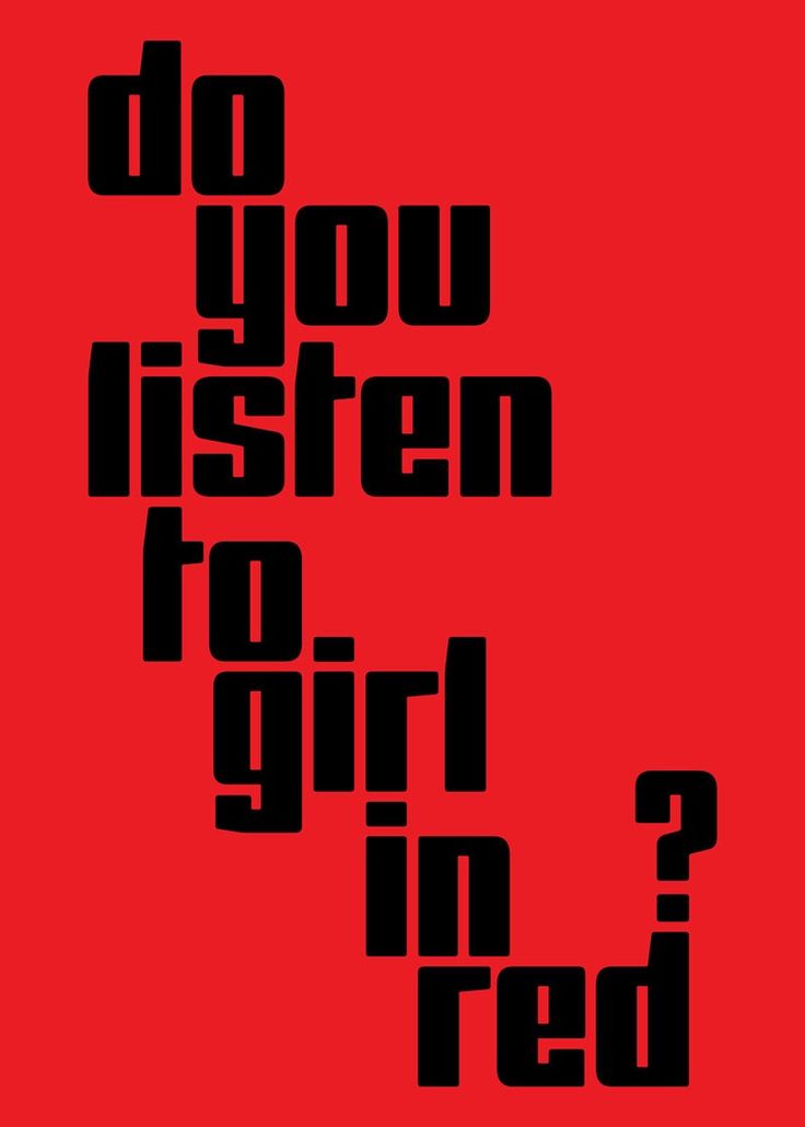 the words do you listen to girl in red