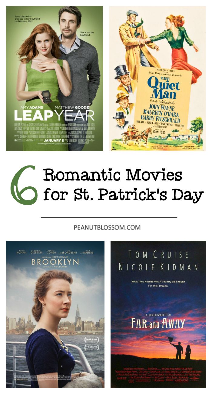 romantic movies for st patrick's day with text overlay that reads romantic movies for st patrick's day