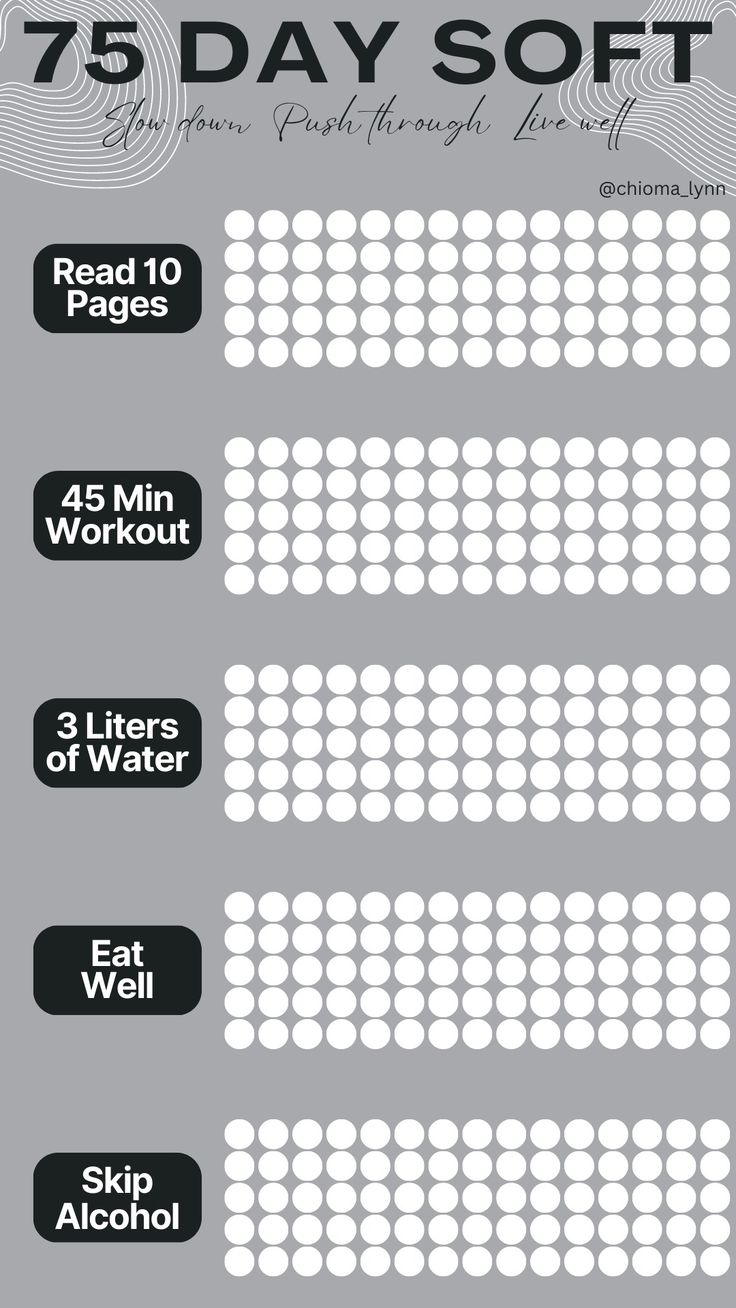 75 Day Soft Challenge Tracker 75 Days Soft Challenge Tracker, 75 Day Soft Challenge Tracker Free, 75 Soft Challenge Tracker Free Download, 75 Soft Challenge Tracker Free Goodnotes, 75 Soft Challenge Rules, 75 Soft Challenge Tracker Free, Notion Template For Work, Minimal Fits, Workout Tracker Printable Free